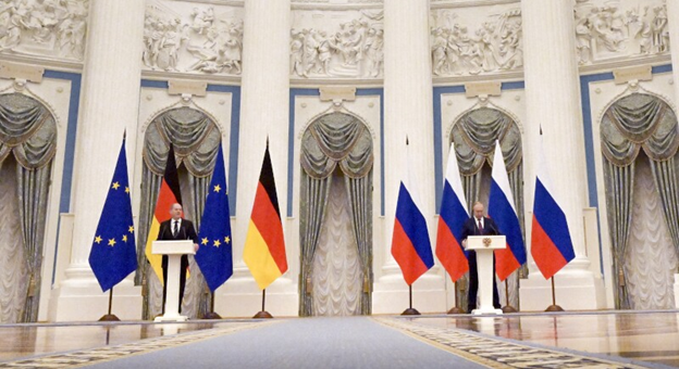 Germany says it still needs Russian oil and gas, Russia responds by threatening a gas embargo and the U.S. readies its own oil embargo.