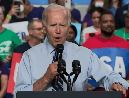The Republican Party is moving toward a true opposition party, and Biden fears it