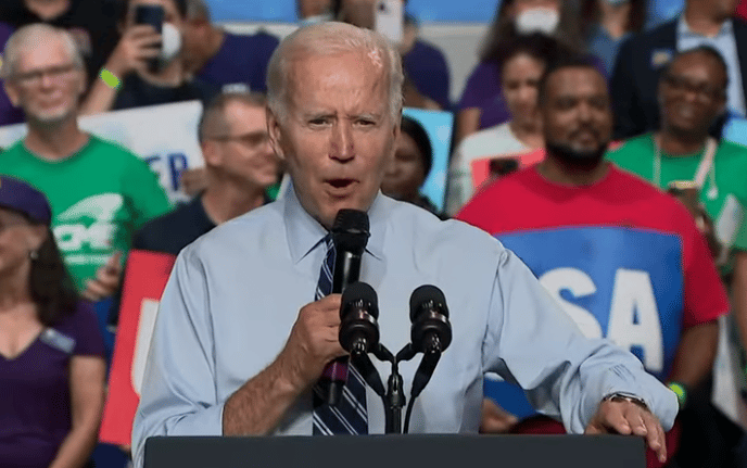 The Republican Party is moving toward a true opposition party, and Biden fears it