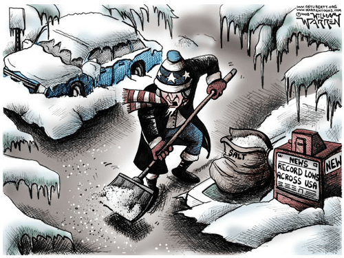 Green New World: As heating oil runs low and prices soar in N.Y. and the northeast, news agencies tell Americans to grab a blanket