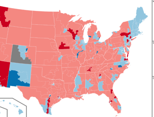 The House GOP majority will either be 222 seats or 221 seats when all of the counting is done, guaranteeing gridlock