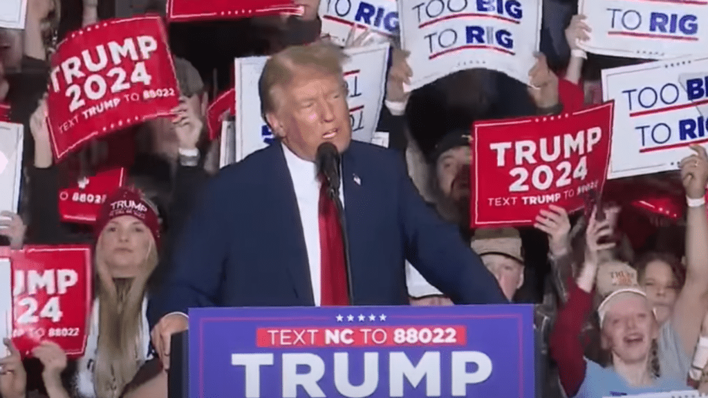 CBS News Exit Poll: Trump carried 87 percent of Republicans, 61 percent of Independents in North Carolina, key to landslide victory