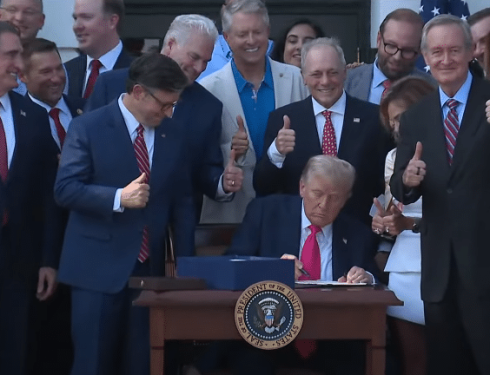 After Trump Signs One Big Beautiful Bill Act, Democrats Still Only Up By 2.3 Points In 2026 Congressional Generic Ballot