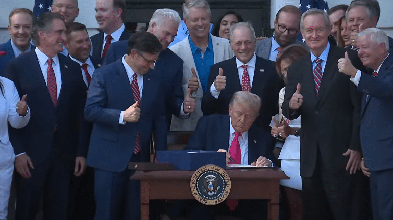 After Trump Signs One Big Beautiful Bill Act, Democrats Still Only Up By 2.3 Points In 2026 Congressional Generic Ballot
